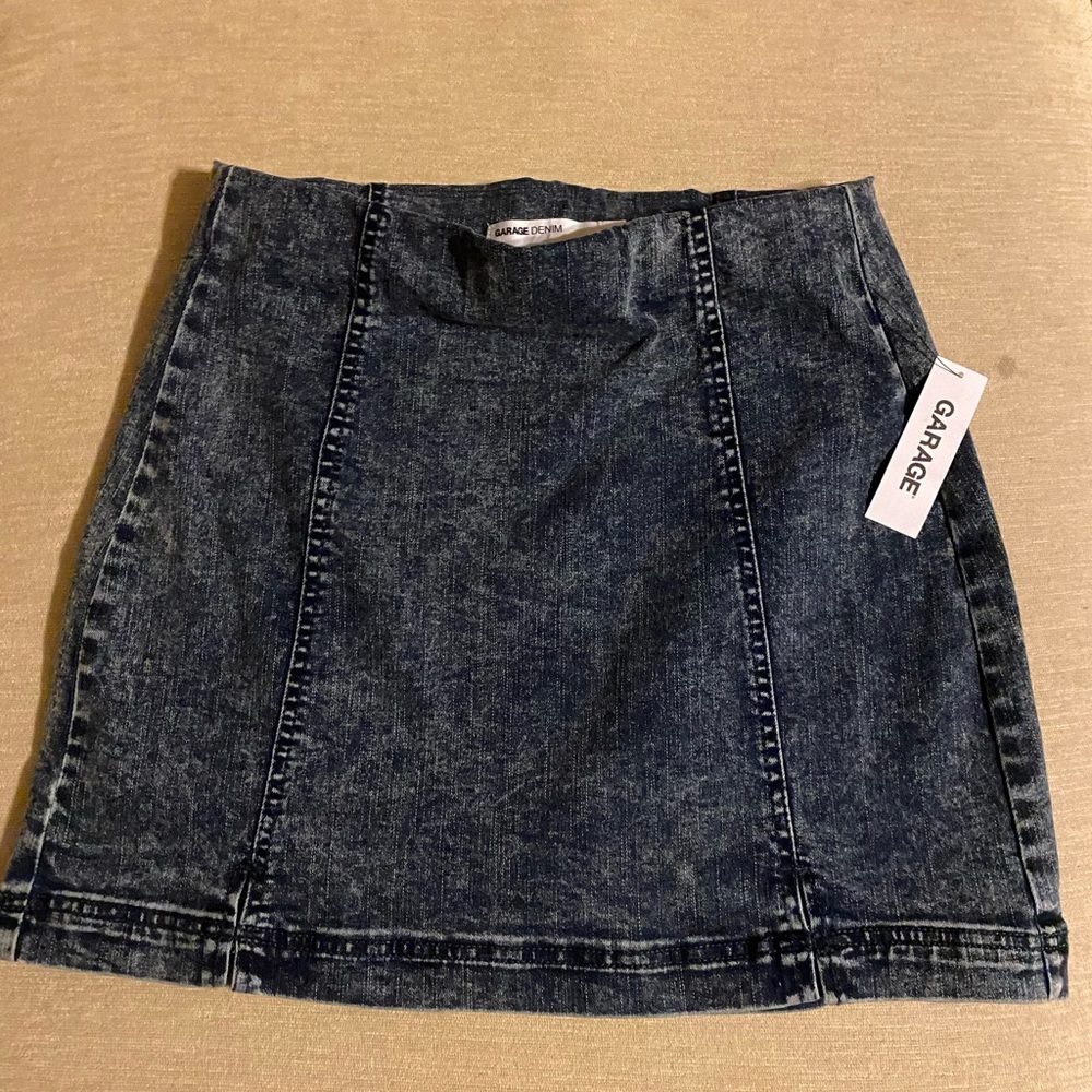 NWT Garage Denim Skirt